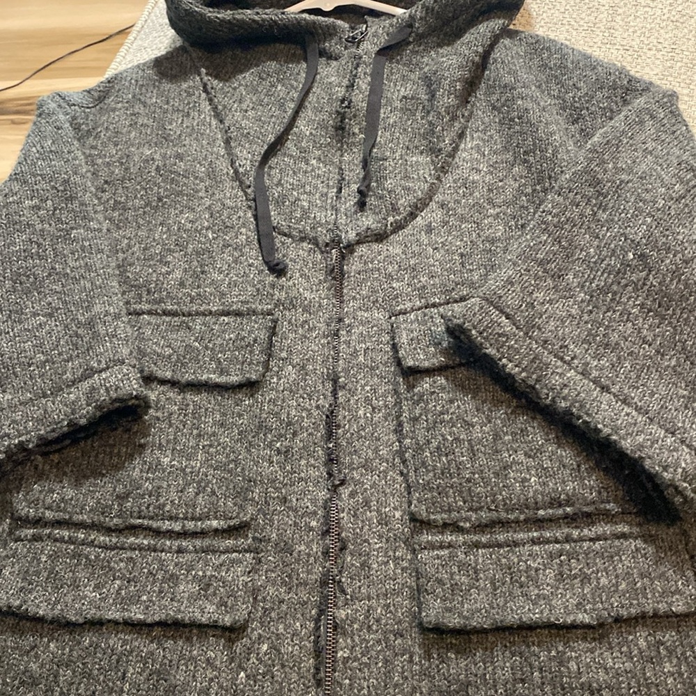 Zara Basic Jacketcoat 3/4 Sleeve Oversized Wool F… - image 3